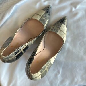 Plaid Kate Spade Heels 6.5